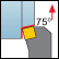 Ext 75° App Face 90° Square