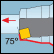 Int 75° App 90° Square