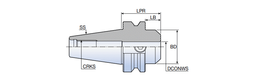 BT40 EM 25X45