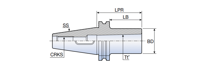 DIN69871 50 MT1X 45