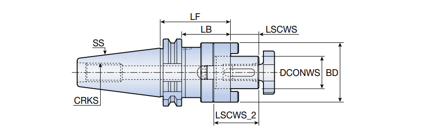 DIN69871 50 SEMC 22X100